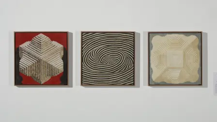 Figuras y torbellino (Tríptico) de Marco Antonio Arce Anguiano, primer lugar categoría Consolidados edición 2024