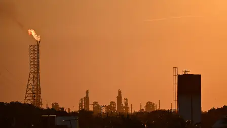 Refinería Olmeca, en Tabasco.