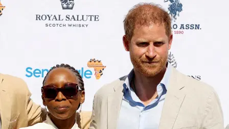 Sophie Chandauka y el príncipe Harry.