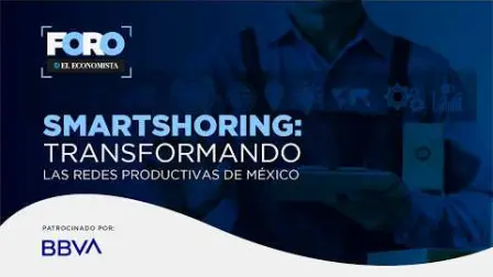Explora cómo el smartshoring está redefiniendo las cadenas productivas y posicionando a México como un actor clave en la economía global. En este foro, expertos analizarán oportunidades de inversión, competitividad y el futuro de las redes productivas en el país.