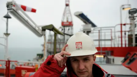 Plataforma de la petrolera rusa Lukoil.