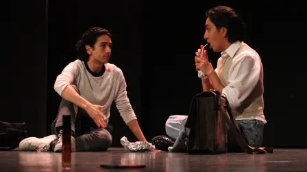 La obra "Tres, dos, uno".