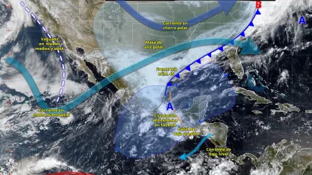 Pese a las condiciones, algunas entidades padecerán una ola de calor.