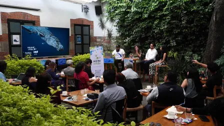 Mesa de Observación de Ballenas de la Sociedad Mexicana de Mastozoología Marina.