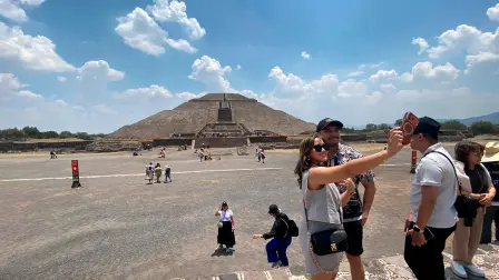 Reabre el sitio arqueológico de Teotihuacán tras el atentado registrado el lunes 20 de abril.
