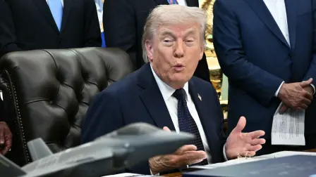 Donald Trump, presidente de EU.