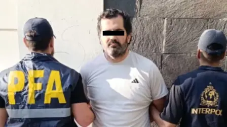 Fernando Farias, militar mexicano detenido en Argentina.