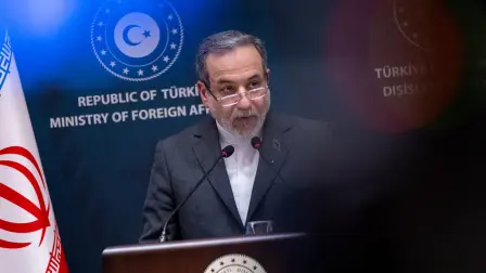 El ministro de Asuntos Exteriores de Irán, Abbas Araqchi.