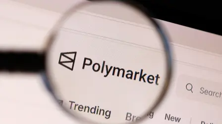 Polymarket logo appears in this illustration taken April 22, 2026. REUTERS/Dado Ruvic/Illustration
