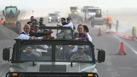 Supervisión de obra del tren Ciudad de México-Pachuca.
