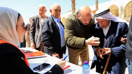 Habitantes de Gaza acogieron con satisfacción la oportunidad de votar.