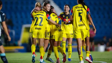 Jugadoras del América femenil.