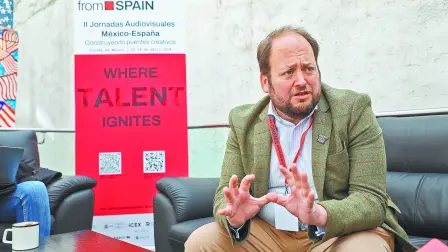 Pablo Conde Diez del Corral, director general de ICEX España Exportación e Inversiones en las Jornadas Audiovisuales.