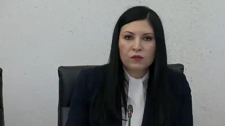 La gobernadora del Banxico, ⁠Victoria Rodríguez.