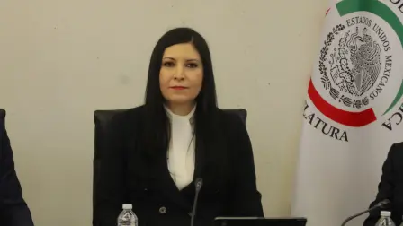 La gobernadora del Banco de México, Victoria Rodríguez Ceja, realiza su comparecencia ante la Comisión de Hacienda y Crédito Público en el Senado de la República.