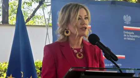 Agnieszka Frydrychowicz-Tekieli, embajadora de Polonia en México.