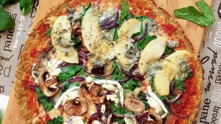 Pizza de coliflor