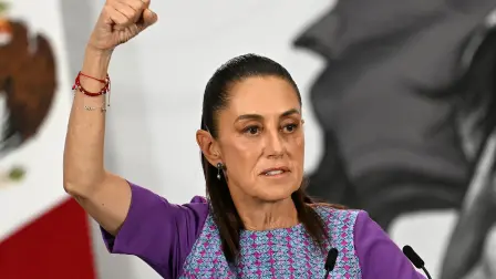 Conferencia matutina de la presidenta de México, Claudia Sheinbaum, el jueves 30 de abril.