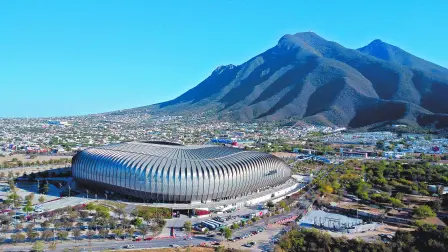 El estadio BBVA de la ciudad de Monterrey será la sede de 4 partidos mundialistas