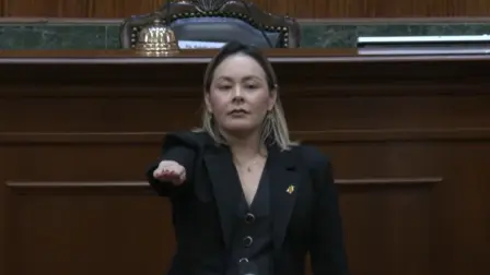 Yeraldine Bonilla Valverde asume como gobernadora interina de Sinaloa.