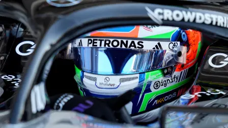 Formula One F1 - Miami Grand Prix - Miami International Autodrome, Miami, Florida, United States - May 2, 2026  Mercedes' Andrea Kimi Antonelli during qualifying Pool via REUTERS/Rebecca Blackwell
