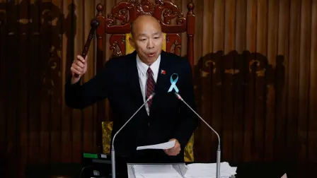 Han Kuo-yu, presidente del parlamento de Taiwán.