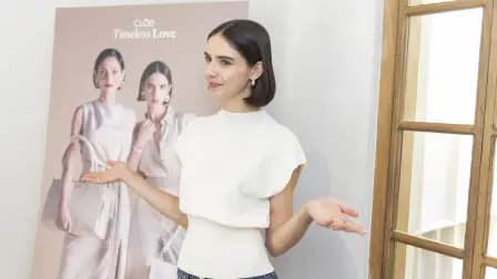 María Ibarra en la presentación de la campaña del Día de las Madres.