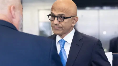 El director ejecutivo de Microsoft, Satya Nadella.
