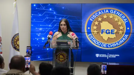Wendy Chávez, jefa de una unidad especializada de la Fiscalía General de Chihuahua encargada de investigar el ​caso.