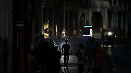 Apagón en la Habana, Cuba, el 13 de mayo de 2026.