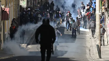Protestas en Bolivia.