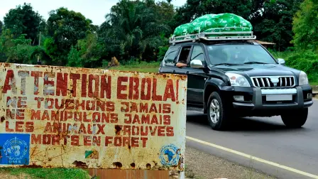 Advertencia sobre Ébola.