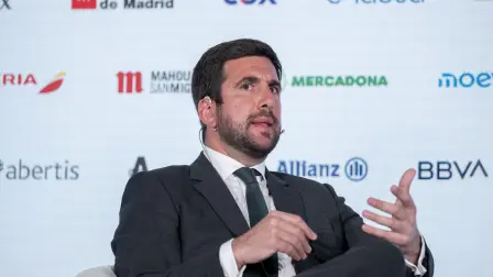 El empresario Enrique Riquelme durante la segunda jornada del VII Foro Internacional Expansión, en el Parador de Alcalá de Henares, a 20 de mayo de 2025, en Alcalá de Henares, Madrid (España).