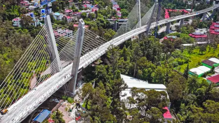 El tramo ferroviario Observatorio-Santa Fe, donde se encuentra el puente, fue inaugurado el pasado 2 de febrero por la presidenta Claudia Sheinbaum.