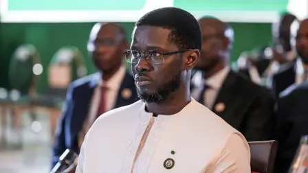Bassirou Diomaye Faye, presidente de Senegal.