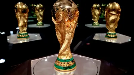 Trofeo de la Copa del Mundo Fifa.