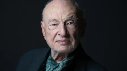(FILES) French sociologist and philosopher Edgar Morin poses during a photo session in Paris on March 8, 2022. The French sociologist and philosopher Edgar Morin, a major figure in France's intellectual life, died on May 29, 2026, at the age of 104, AFP learned from his wife on May 30, 2026. (Photo by JOEL SAGET / AFP)