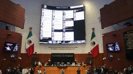 Sesión de la Comisión Permanente el Congreso de la Unión en el Senado de la República.