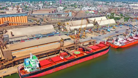 El saldo positivo de la balanza comercial de Brasil ascendió a 7,800 millones de dólares.