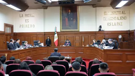 Sesión del Pleno de la Suprema Corte de Justicia de la Nación.