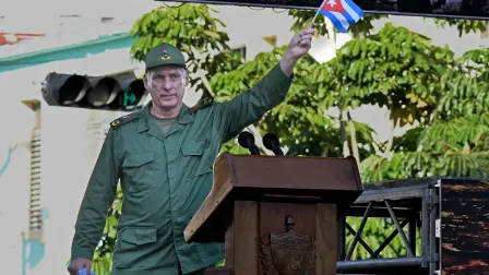 Miguel Díaz-Canel, presidente de Cuba.