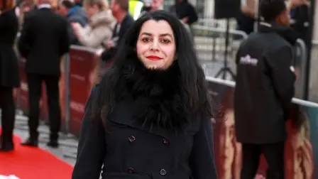 Marjane Satrapi en el estreno en Londres de ‘Marie Curie’, película que dirigió. Fred Duval_Shutters