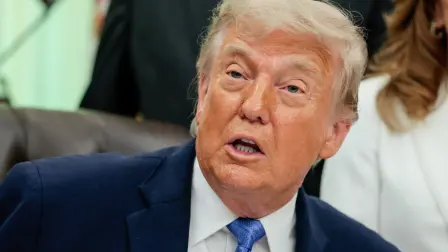 El presidente Donald Trump durante un encuentro con periodistas en la Casa Blanca. Foto: Reuters.