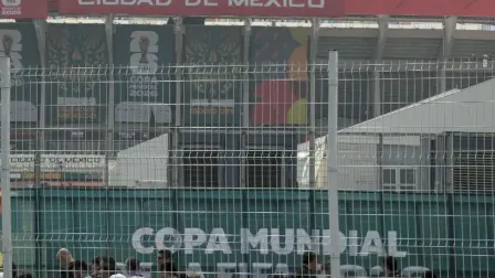 Una de las entradas del estadio Ciudad de México.