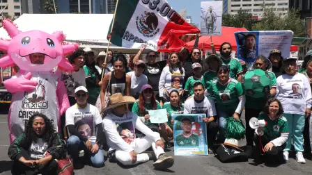 Madres buscadoras y colectivos que exigen justicia por los desaparecidos en México.
