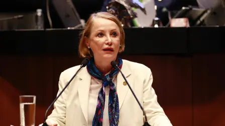 Laura Itzel Castillo, próxima titular de la Secretaría de las Mujeres. Foto: Senado MX
