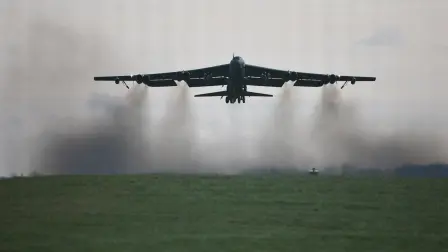 Bombardero B-52 Stratofortress, de la US Air Force.