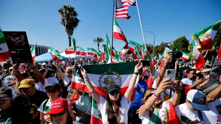 Aficionados iraníes.