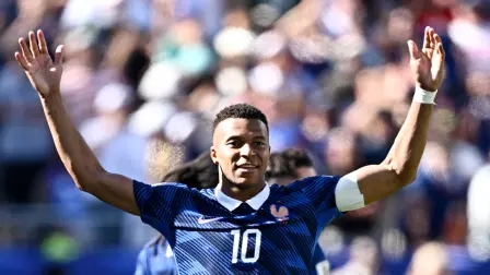 El capitán de Francia, Kylian Mbappé
