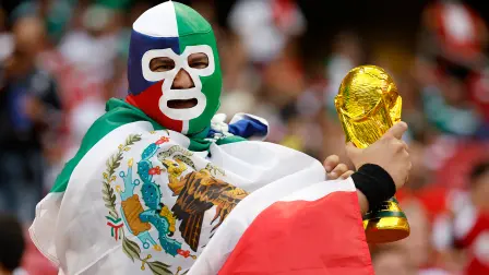 Fanatico de futbol en México.